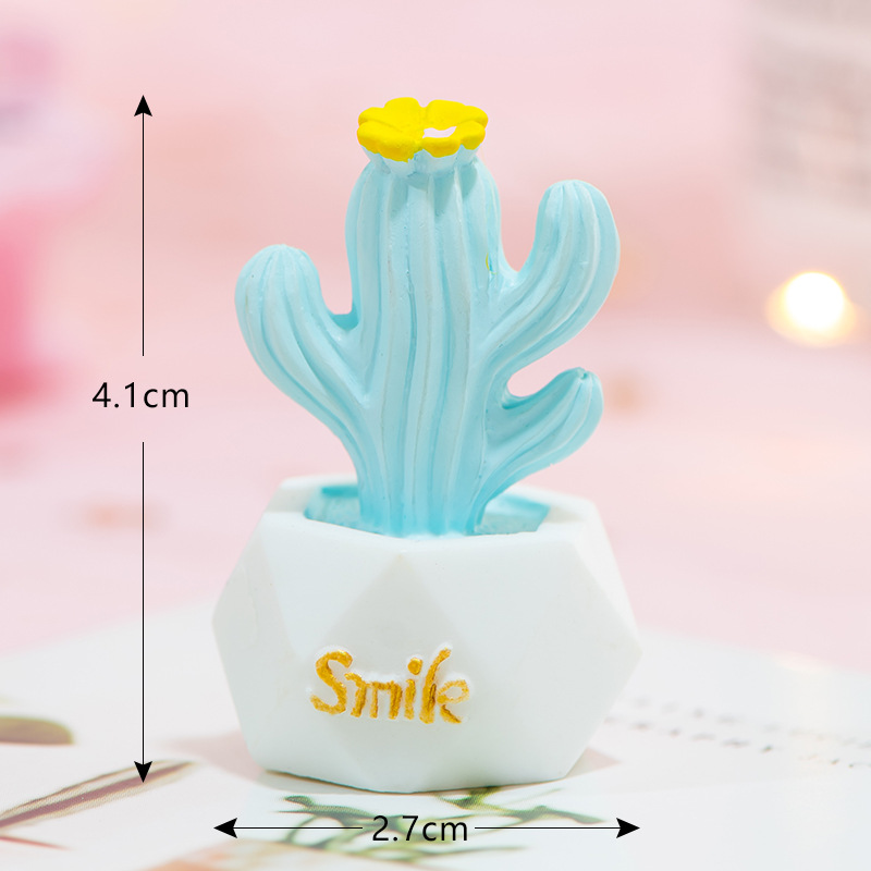 Carton Cactus Slime Charm