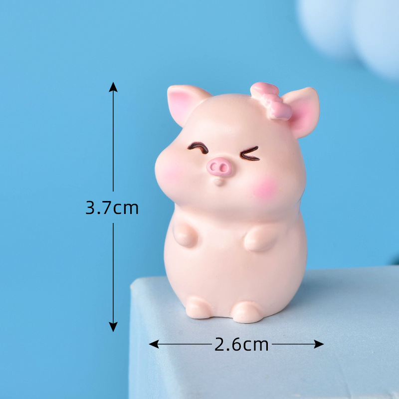 Pink Pig Slime Charms