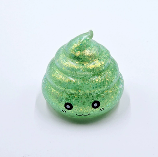 6.5*5.5cm Gummy Glitter Fidget Squishy Poop