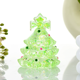 7*9cm Glowing Glitter Fidget Squishy Christmas Tree