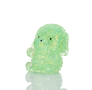 7.5*6.5cm Gummy Glitter Fidget Squishy Puppy