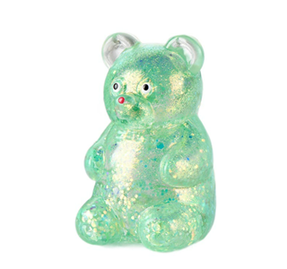 8*4.5cm Gummy Glitter Fidget Squishy Polar Bear