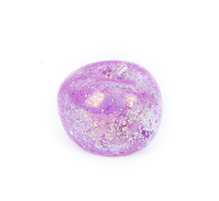 6*5cm Gummy Glitter Fidget Squishy Christmas Apple