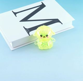 6*4cm Gummy Glitter Fidget Squishy Sheep
