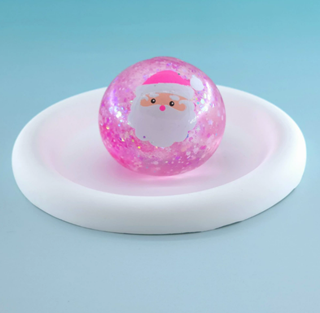 6cm Gummy Glitter Fidget Squishy Christmas Balls